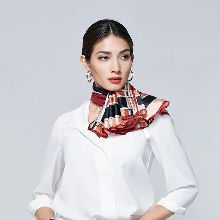 Print Silk Scarf