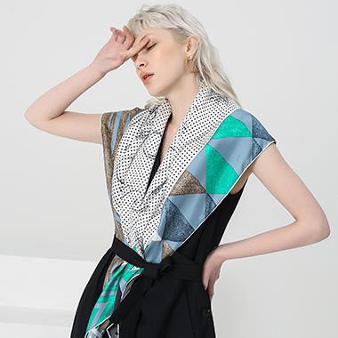 شال ابریشم بزرگ